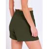 imageANRABESS Shorts for Women Summer Casual High Waist Drawstring Comfy Dressy Lounge 2026 Beach Vacation Shorts with PocketsArmy Green