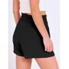 imageANRABESS Shorts for Women Summer Casual High Waist Drawstring Comfy Dressy Lounge 2026 Beach Vacation Shorts with PocketsBlack
