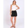 imageANRABESS Shorts for Women Summer Casual High Waist Drawstring Comfy Dressy Lounge 2026 Beach Vacation Shorts with PocketsBlack