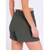 imageANRABESS Shorts for Women Summer Casual High Waist Drawstring Comfy Dressy Lounge 2026 Beach Vacation Shorts with PocketsDark Gray