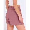 imageANRABESS Shorts for Women Summer Casual High Waist Drawstring Comfy Dressy Lounge 2026 Beach Vacation Shorts with PocketsPalevioletred