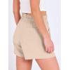 imageANRABESS Shorts for Women Summer Casual High Waist Drawstring Comfy Dressy Lounge 2026 Beach Vacation Shorts with PocketsParchment