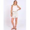 imageANRABESS Shorts for Women Summer Casual High Waist Drawstring Comfy Dressy Lounge 2026 Beach Vacation Shorts with PocketsWhite