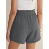 imageANRABESS Shorts for Women Summer Casual High Waisted Wide Leg Drawstring Lounge Shorts Comfy 2026 Beach Vacation ClothesDark Gray