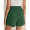 imageANRABESS Shorts for Women Summer Casual High Waisted Wide Leg Drawstring Lounge Shorts Comfy 2026 Beach Vacation ClothesForest Green