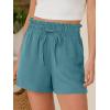imageANRABESS Shorts for Women Summer Casual High Waisted Wide Leg Drawstring Lounge Shorts Comfy 2026 Beach Vacation ClothesLake
