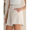 imageANRABESS Shorts for Women Summer Casual High Waisted Wide Leg Drawstring Lounge Shorts Comfy 2026 Beach Vacation ClothesLight Yellow