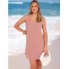imageANRABESS Womens Cover Up 2026 Beach Vacation Tank Dress Eyelet Spaghetti Strap Bathing Suit Summer Swimsuits Mini SundressCoral