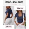 imageANRABESS Womens Short Sleeve Henley Shirts Ribbed Slim Fitted Tee Summer Work Tops 2026 Button Blouse Spring Vacation ClothesNavy Blue