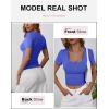 imageANRABESS Womens Short Sleeve Henley Shirts Ribbed Slim Fitted Tee Summer Work Tops 2026 Button Blouse Spring Vacation ClothesRoyal Blue
