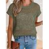 imageANRABESS Womens Tops 2026 Trendy Summer Shirts Crochet Cap Sleeve Knitted Sweater Spring Beach Vacation ClothesLight Green
