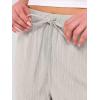 imageANRABESS Womens Wide Leg Beach Pants Elastic Waist Lightweight Casual Flowy Palazzo Lounge Trousers with PocketsDusty Apricot
