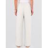 imageANRABESS Womens Wide Leg Beach Pants Elastic Waist Lightweight Casual Flowy Palazzo Lounge Trousers with PocketsOffwhite