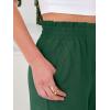 imageANRABESS Womens Wide Leg Palazzo Pants Summer Beach High Waisted Cropped Flowy Pants 2026 Dressy Casual Trousers with PocketsForest Green