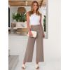 imageANRABESS Womens Wide Leg Palazzo Pants Summer Beach High Waisted Cropped Flowy Pants 2026 Dressy Casual Trousers with PocketsLight Camel