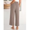 imageANRABESS Womens Wide Leg Palazzo Pants Summer Beach High Waisted Cropped Flowy Pants 2026 Dressy Casual Trousers with PocketsLight Camel