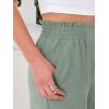 imageANRABESS Womens Wide Leg Palazzo Pants Summer Beach High Waisted Cropped Flowy Pants 2026 Dressy Casual Trousers with PocketsLight Green
