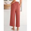 imageANRABESS Womens Wide Leg Palazzo Pants Summer Beach High Waisted Cropped Flowy Pants 2026 Dressy Casual Trousers with PocketsOrange Red