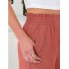 imageANRABESS Womens Wide Leg Palazzo Pants Summer Beach High Waisted Cropped Flowy Pants 2026 Dressy Casual Trousers with PocketsOrange Red
