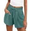 imageANRABESS Shorts for Women Summer Casual High Waist Drawstring Comfy Dressy Lounge 2026 Beach Vacation Shorts with PocketsLake