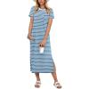 Sky White Stripe