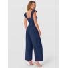 imageANRABESS Jumpsuits for Women Dressy One Piece Summer Outfits Wide Leg Sleeveless Smocked Romper Jumpers Casual Beach OverallsDeep Navy
