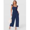 imageANRABESS Jumpsuits for Women Dressy One Piece Summer Outfits Wide Leg Sleeveless Smocked Romper Jumpers Casual Beach OverallsDeep Navy