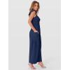 imageANRABESS Jumpsuits for Women Dressy One Piece Summer Outfits Wide Leg Sleeveless Smocked Romper Jumpers Casual Beach OverallsDeep Navy