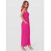 imageANRABESS Jumpsuits for Women Dressy One Piece Summer Outfits Wide Leg Sleeveless Smocked Romper Jumpers Casual Beach OverallsHot Pink