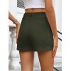 imageANRABESS Shorts for Women Dressy Stretchy Comfort Business Casual Work 2026 Summer Cute WrinkleFree Shorts with Flat PocketsArmy Green