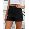 imageANRABESS Shorts for Women Dressy Stretchy Comfort Business Casual Work 2026 Summer Cute WrinkleFree Shorts with Flat PocketsBlack