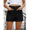 imageANRABESS Shorts for Women Dressy Stretchy Comfort Business Casual Work 2026 Summer Cute WrinkleFree Shorts with Flat PocketsBlack