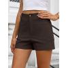 imageANRABESS Shorts for Women Dressy Stretchy Comfort Business Casual Work 2026 Summer Cute WrinkleFree Shorts with Flat PocketsBrown