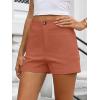 imageANRABESS Shorts for Women Dressy Stretchy Comfort Business Casual Work 2026 Summer Cute WrinkleFree Shorts with Flat PocketsDark Coral