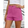 imageANRABESS Shorts for Women Dressy Stretchy Comfort Business Casual Work 2026 Summer Cute WrinkleFree Shorts with Flat PocketsHot Pink