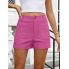 imageANRABESS Shorts for Women Dressy Stretchy Comfort Business Casual Work 2026 Summer Cute WrinkleFree Shorts with Flat PocketsHot Pink