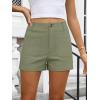 imageANRABESS Shorts for Women Dressy Stretchy Comfort Business Casual Work 2026 Summer Cute WrinkleFree Shorts with Flat PocketsLight Green