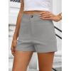 imageANRABESS Shorts for Women Dressy Stretchy Comfort Business Casual Work 2026 Summer Cute WrinkleFree Shorts with Flat PocketsLight Grey