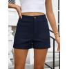 imageANRABESS Shorts for Women Dressy Stretchy Comfort Business Casual Work 2026 Summer Cute WrinkleFree Shorts with Flat PocketsNavy Blue