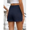 imageANRABESS Shorts for Women Dressy Stretchy Comfort Business Casual Work 2026 Summer Cute WrinkleFree Shorts with Flat PocketsNavy Blue
