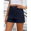 imageANRABESS Shorts for Women Dressy Stretchy Comfort Business Casual Work 2026 Summer Cute WrinkleFree Shorts with Flat PocketsNavy Blue
