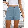 imageANRABESS Shorts for Women Dressy Stretchy Comfort Business Casual Work 2026 Summer Cute WrinkleFree Shorts with Flat PocketsSky Blue