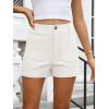 imageANRABESS Shorts for Women Dressy Stretchy Comfort Business Casual Work 2026 Summer Cute WrinkleFree Shorts with Flat PocketsWhite