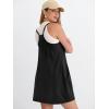 imageANRABESS Women Athletic Tennis Dress 2026 Summer Square Neck Active Romper Built in Shorts Casual Athleisure Mini DressesBlack