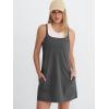 imageANRABESS Women Athletic Tennis Dress 2026 Summer Square Neck Active Romper Built in Shorts Casual Athleisure Mini DressesGrey