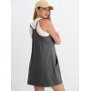 imageANRABESS Women Athletic Tennis Dress 2026 Summer Square Neck Active Romper Built in Shorts Casual Athleisure Mini DressesGrey