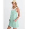 imageANRABESS Women Athletic Tennis Dress 2026 Summer Square Neck Active Romper Built in Shorts Casual Athleisure Mini DressesLight Blue