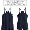 imageANRABESS Women Athletic Tennis Dress 2026 Summer Square Neck Active Romper Built in Shorts Casual Athleisure Mini DressesNavy Blue