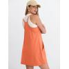 imageANRABESS Women Athletic Tennis Dress 2026 Summer Square Neck Active Romper Built in Shorts Casual Athleisure Mini DressesOrange