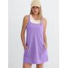 imageANRABESS Women Athletic Tennis Dress 2026 Summer Square Neck Active Romper Built in Shorts Casual Athleisure Mini DressesPurple